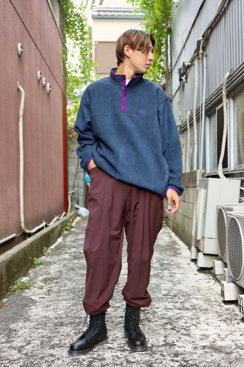 SEDAN ALL-PURPOSE セダンオールパーパス 23AW Fleece Snap Pulloverスタイル