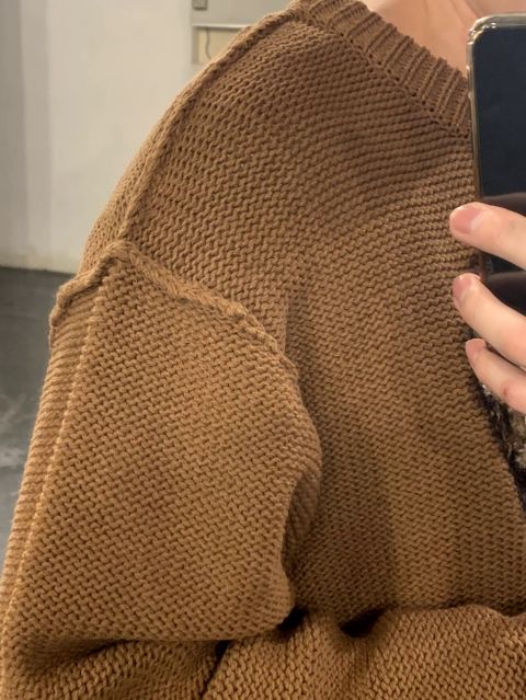 HAND-KNITTING JACQUARD PULLOVER(21SS38KN46) style.2021.1.16.