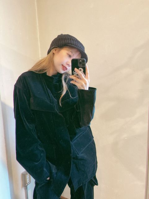 blurhms 23FW Velvetセットアップスタイル.2023.11.11