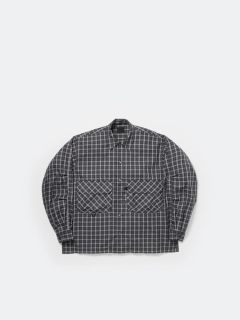 DAIWA PIER39(ダイワピア39) TECH SPORTS OPEN COLLAR SHIRT L/S GREN PLAID(BE-82026)CHARCOAL☆3月28日(土)新作発売！