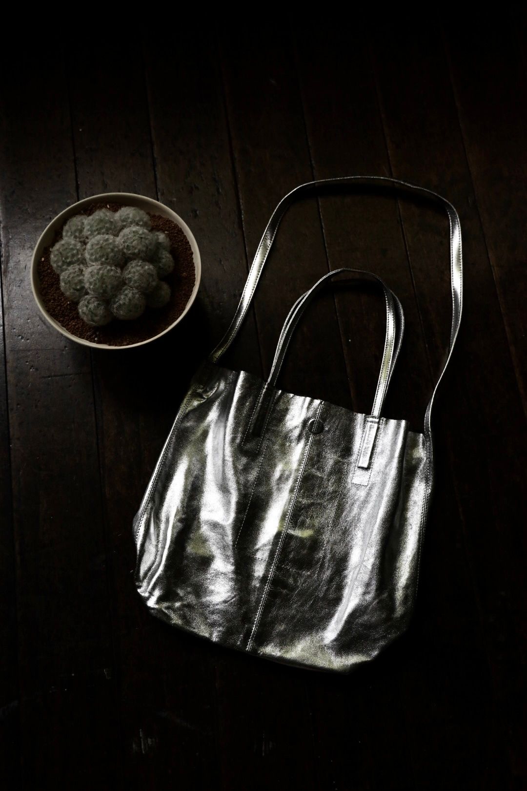 Morphee / モルフェトートバッグ 3WAY MIDIUM TOTE(SHORT) SILVER☆再入荷しました！