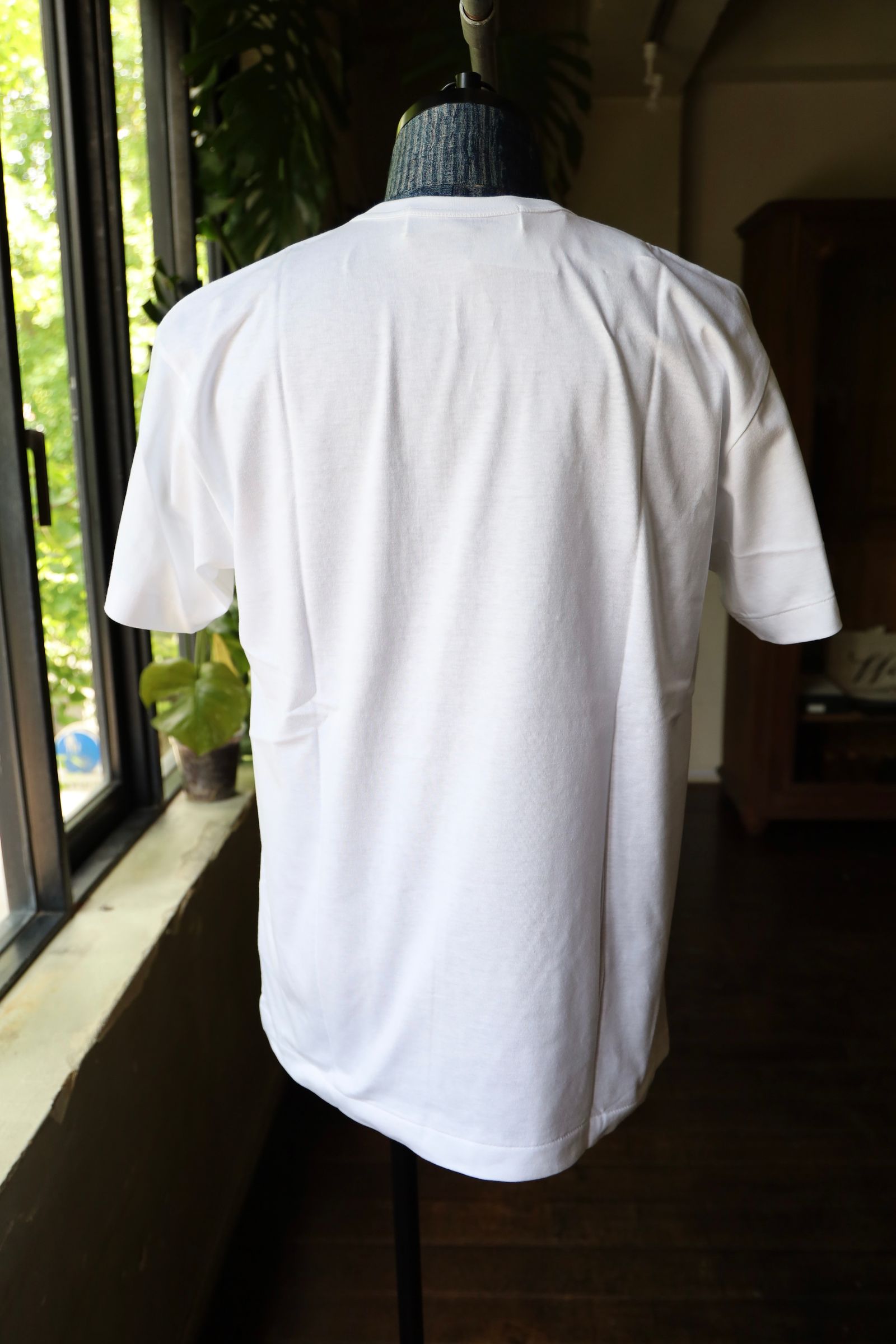 PLAYプレイコムデギャルソン ポルカドットTシャツ Polka Dot Big Heart T-Shirt(WHITE)
