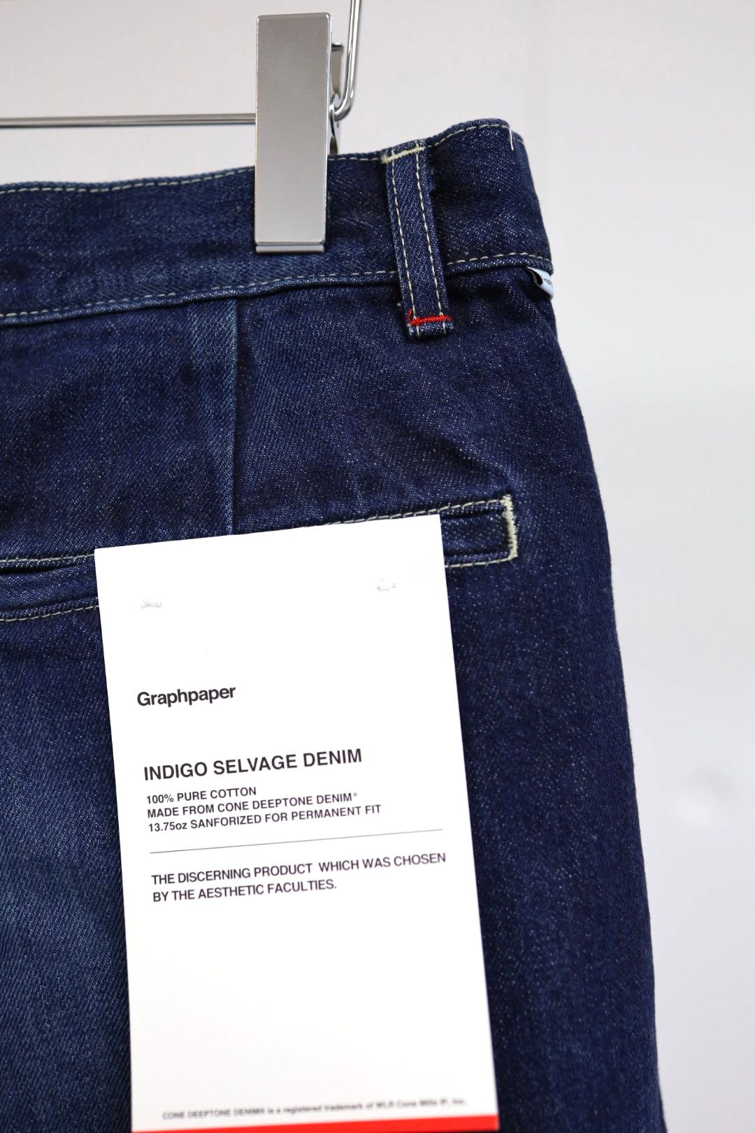 Graphpaper - グラフペーパー Selvage Denim Two Tuck Pants(GU261