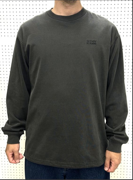 セダンオールパーパス 26SS Pigment Dyed L/S Tee(SD26S-CT04)Coal☆2月21日(土)発売！