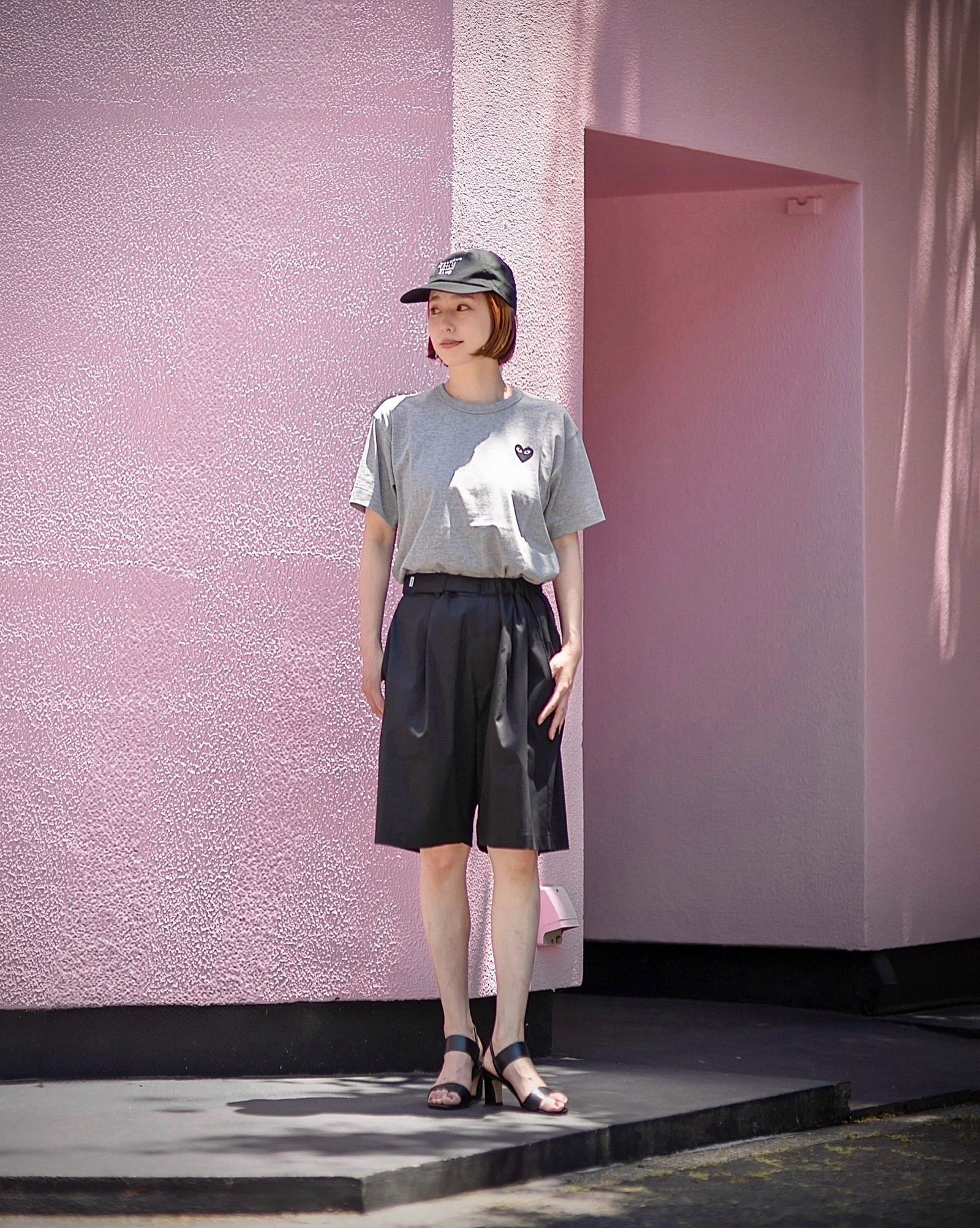 2024aw コムデギャルソン コムコム 捻れプリーツシャツジャケットワンピース COMME des GARCONS コムデギャルソンCOMME コットンギャザー切替