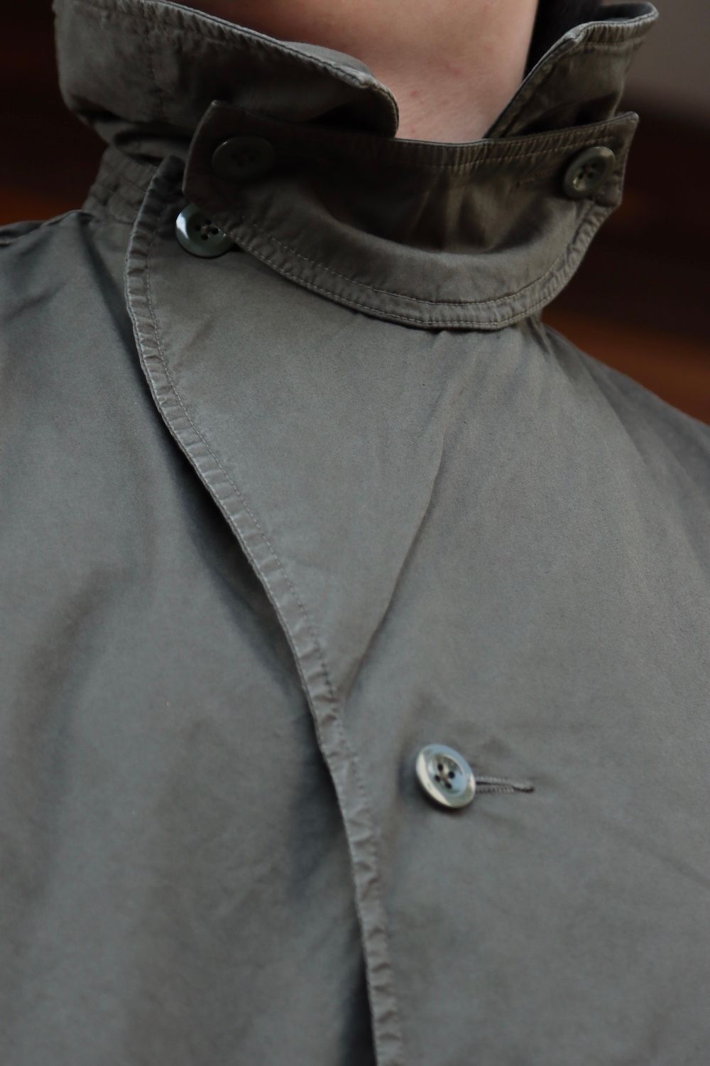 FreshService OVERDYED LEFT TWILL COAT(FSW-22-CT_38) style.2022.3.5
