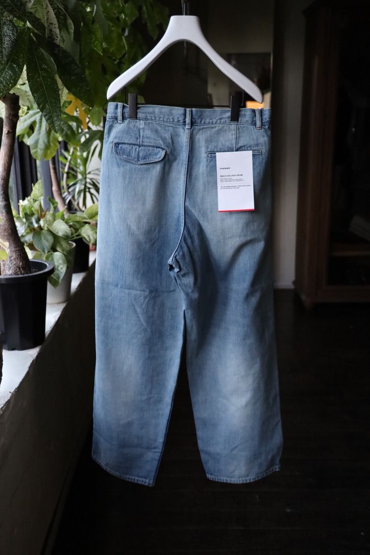 Graphpaper - グラフペーパー25AW Selvage Denim Two Tuck Pants