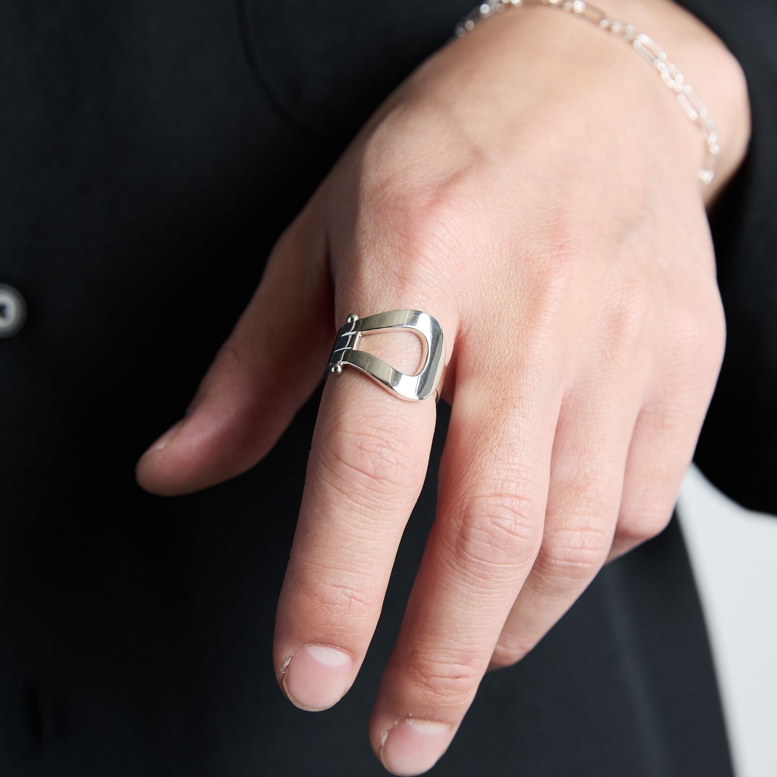 新品同様　XOLO JEWELRY　ショロ　Horse Bit Ring XOLO - XOLO JEWELRY リング / Horse Bit Ring (XOR110)☆6月17
