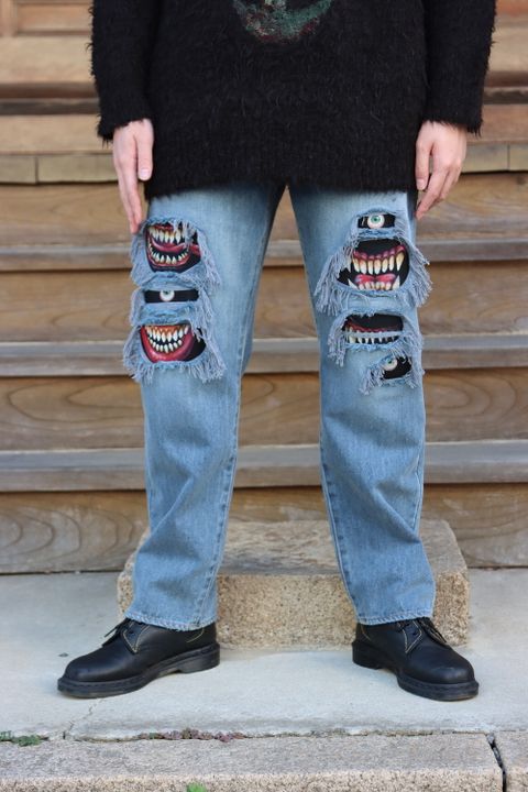 doublet ANIMAL EMBROIDERY PULLOVER(21AW33KN55) style.2021.10.3