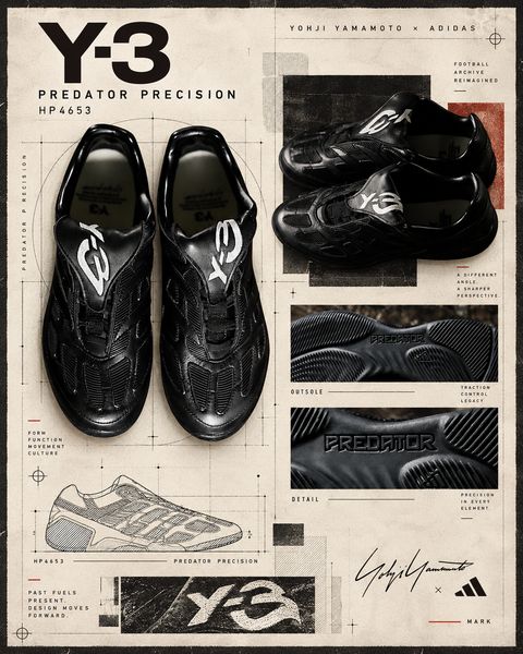 ワイスリー  Y-3 PREDATOR PRECISION(HP4653)BLACK☆新作発売！
