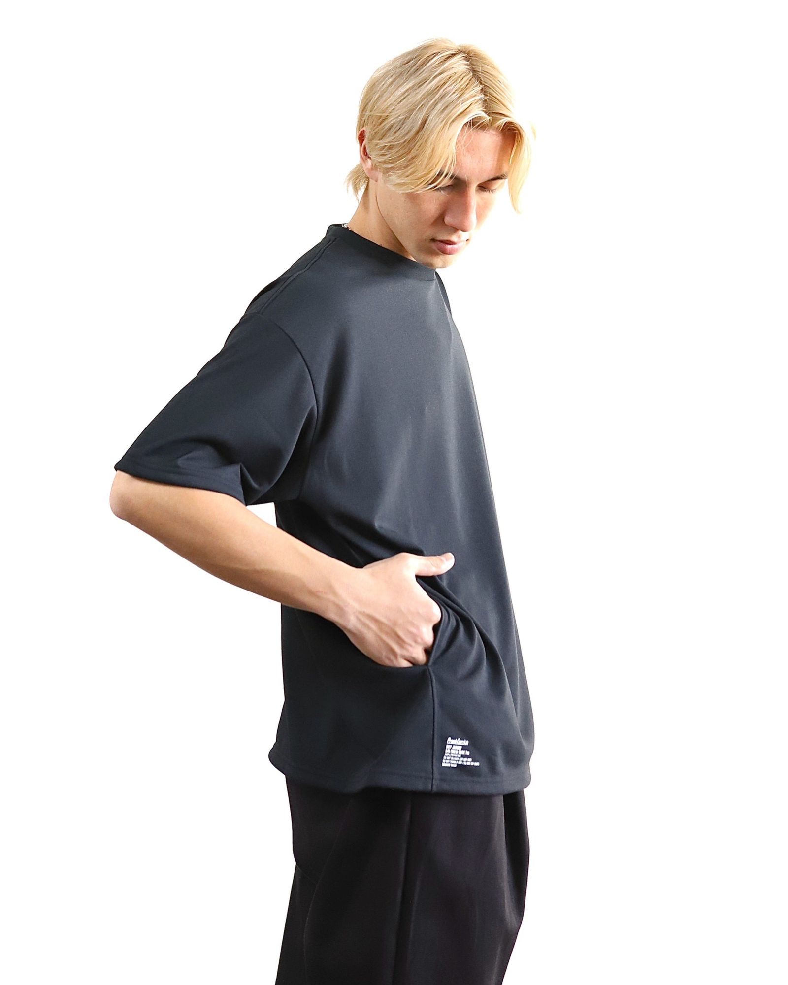FreshService 24SS 新作 DRY JERSEY S/S CREW NECK TEE(BLACK) style 2024.3.22