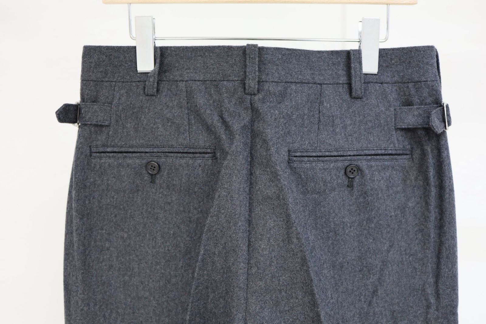 コムデギャルソンオム25FW ウールフラノパンツ(HP-P035-051)CHARCOAL☆11月1日(土)発売!