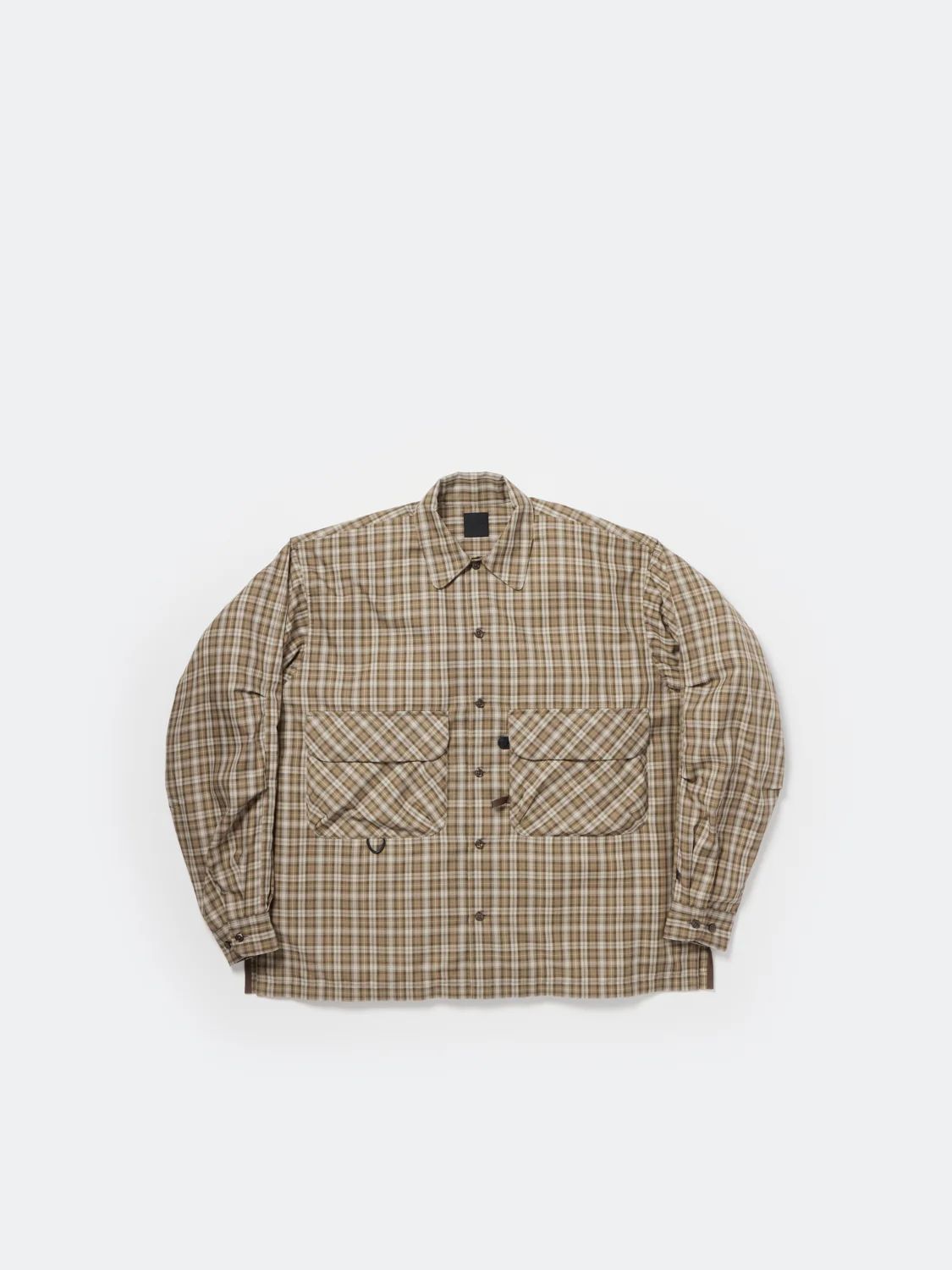DAIWA PIER39(ダイワピア39) TECH SPORTS OPEN COLLAR SHIRT L/S GREN PLAID(BE-82026)BROWN GRAY☆3月28日(土)新作発売！