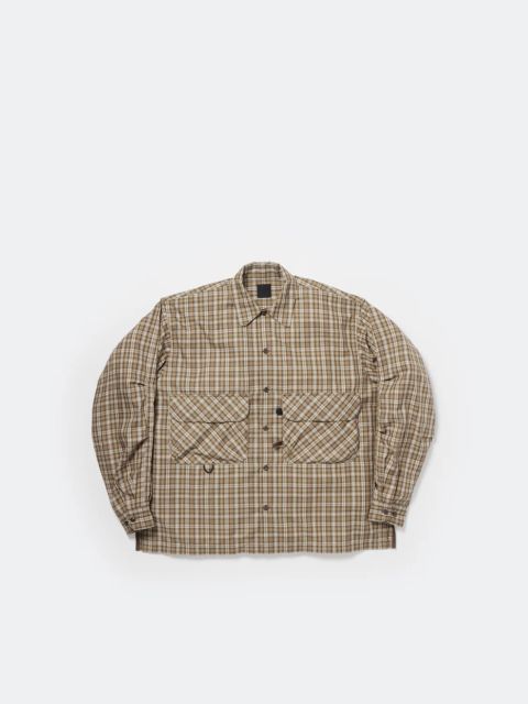 DAIWA PIER39(ダイワピア39) TECH SPORTS OPEN COLLAR SHIRT L/S GREN PLAID(BE-82026)BROWN GRAY☆3月28日(土)新作発売！