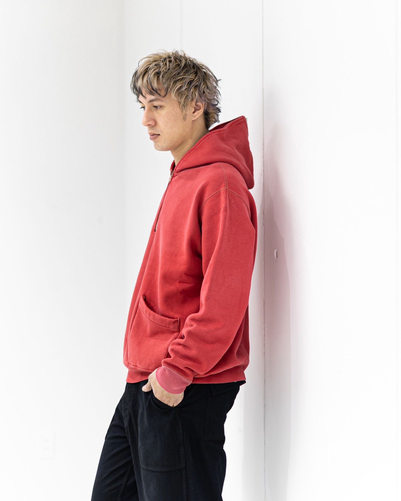 A.PRESSE 新作 Vintage Sailor Hood Half Zip Sweatshirt 1月24日(土)新作発売！