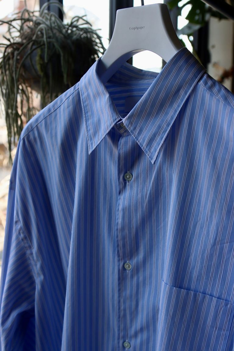Graphpaper - グラフペーパー CANCLINI L/S Oversized Regular Collar 