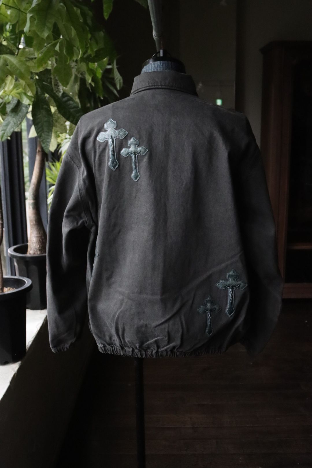 トーキングアバウト ジ アブストラクション 25AW  CROSS JACKET (2526AW-J-002)BLACK☆新作発売！
