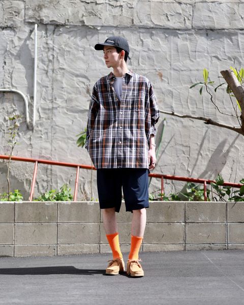 FreshService フレッシュサービス23SS COOLFIBER TWO TUCK EASY SHORTSスタイル