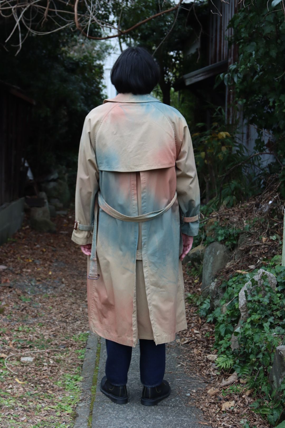 YOKE 新作SPRAY PRINTED TRENCH COAT style.2022.1.22 | 3131 | mark