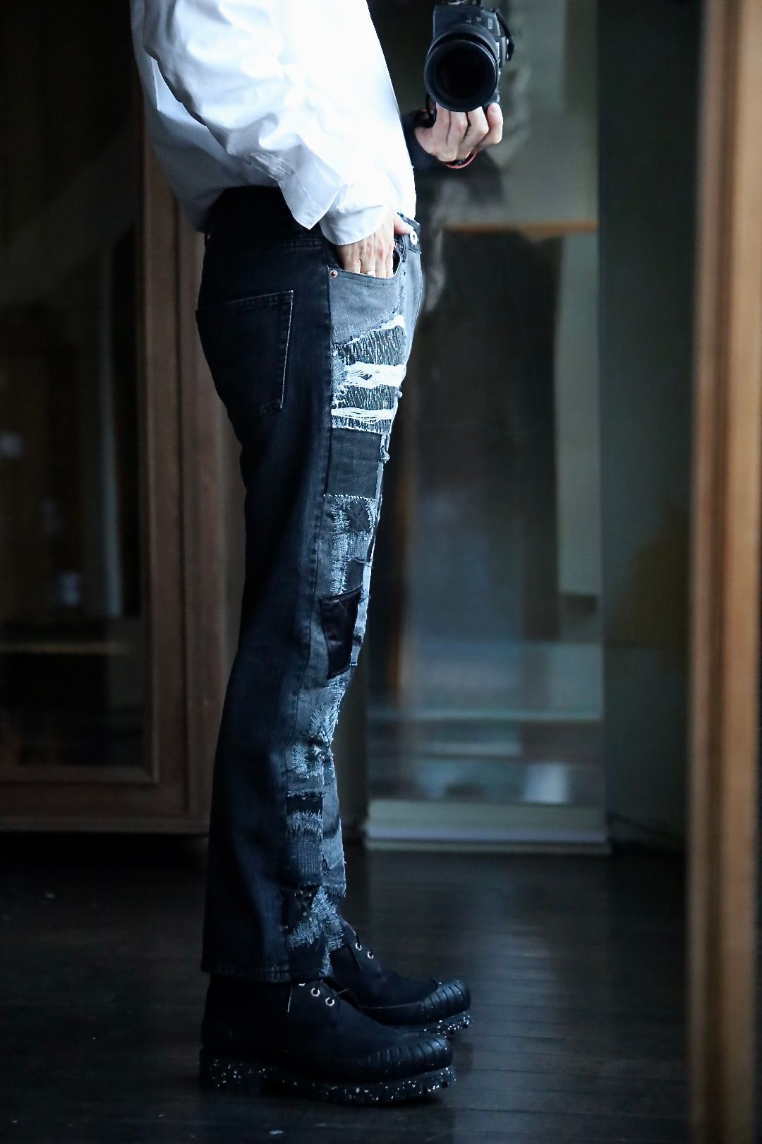 JUNYA WATANABE MAN Levi's Wネームデニムジャケットスタイル