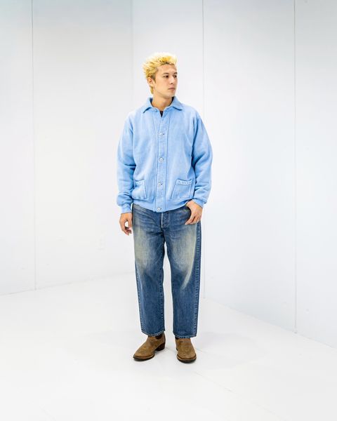 A.PRESSE Vintage Sweat Cardigan (SAX) 9月13日(土)新作発売！