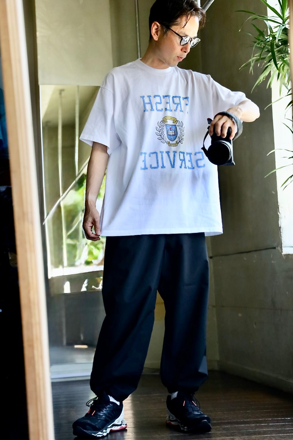 フレッシュサービス CORPORATE PRINTED S/S TEE "COLLEGE"(FSC253-70013)WHITE★8月16日(土)発売！