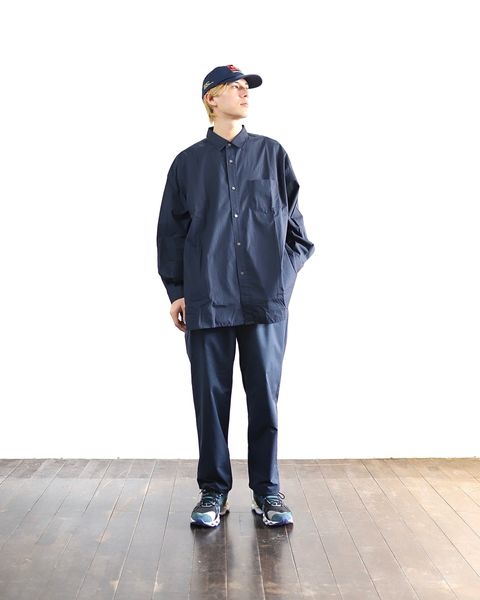 FreshService 24SS CORPORATE UNIFORM L/S SHIRT(NAVY) style 2024.3.8