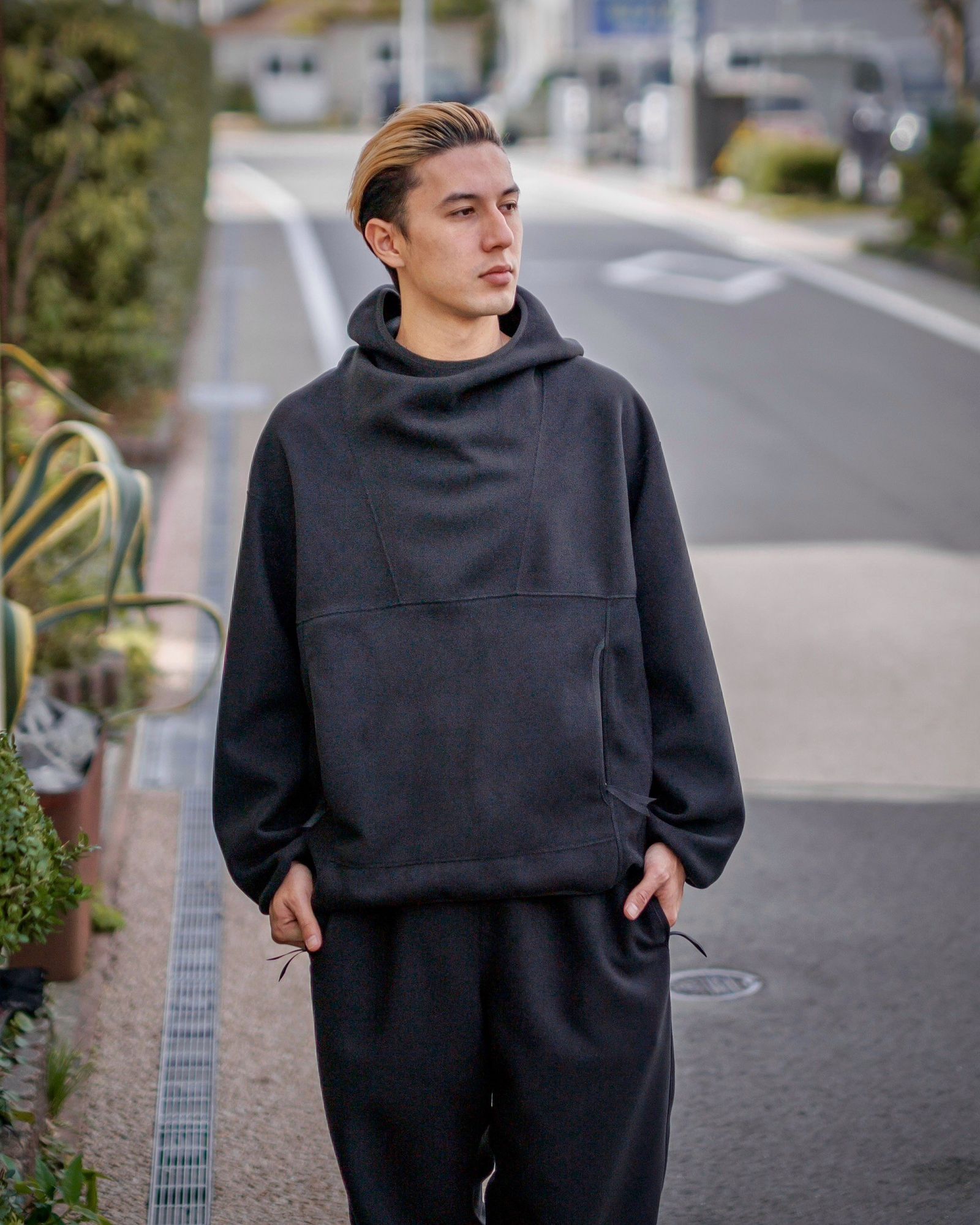 Graphpaper - グラフペーパー 24AW Micro Fleece Hoodie(GM244-70016)BLACK | mark