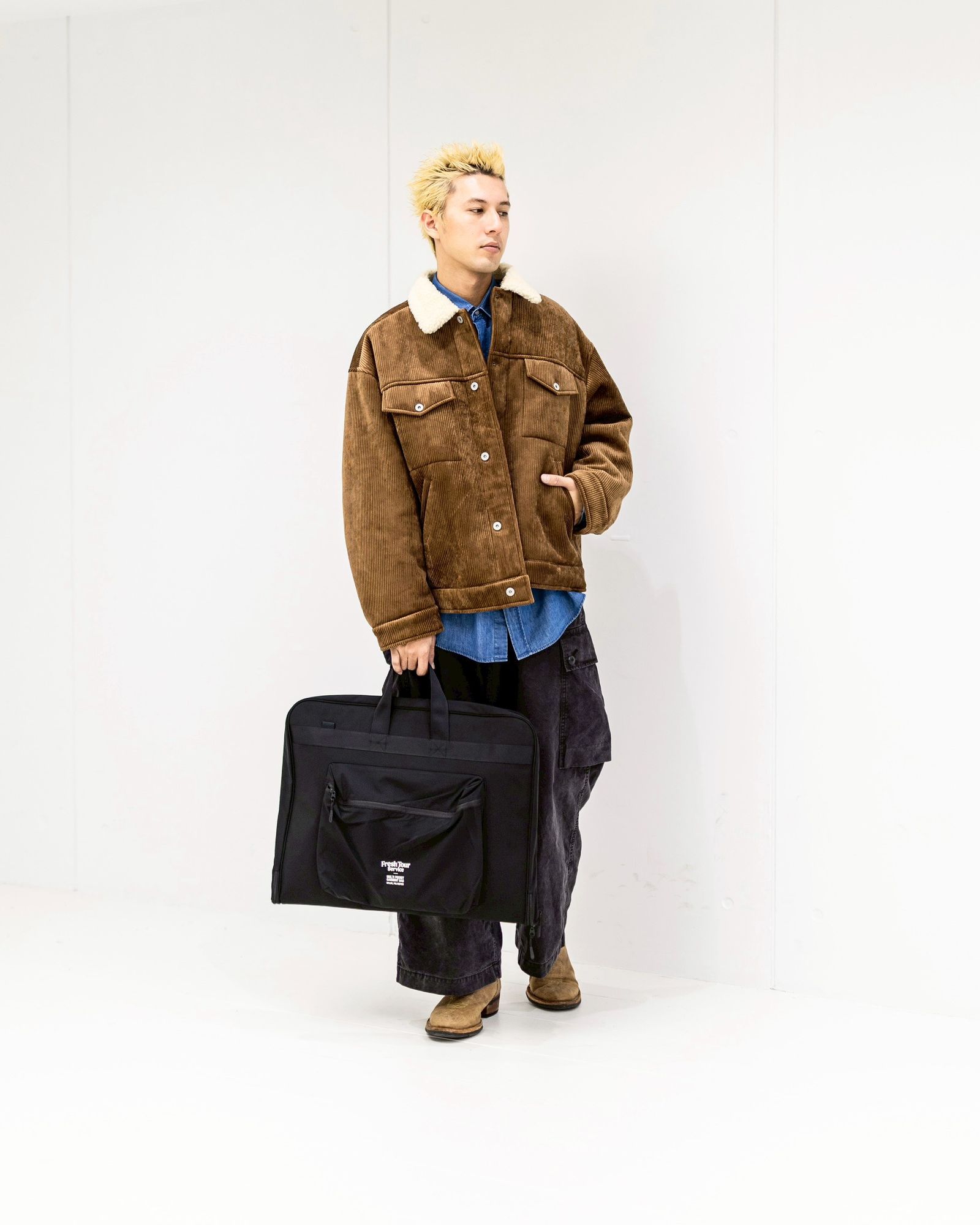 FreshService SHERPA CORDUROY RANCH JACKET (BROWN) 新作発売！