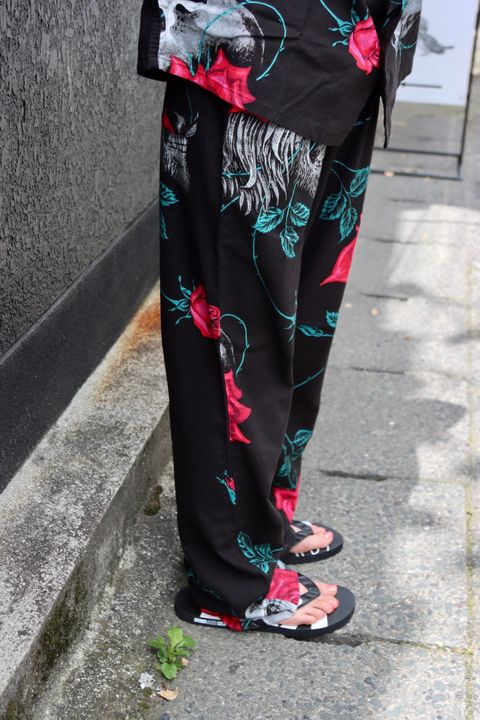 ©SAINT M×××××× セントマイケル×WILDSIDE YOHJI YAMAMOTO PAJAMAスタイル