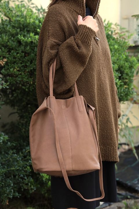 Morphee / モルフェ 【Nubuck】3WAY MEDIUM TOTE(ML-NCML)CAMEL☆新作発売！