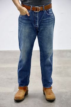 A.PRESSE Washed Denim Pants E"BLEACH"スタイル2025.10.12.