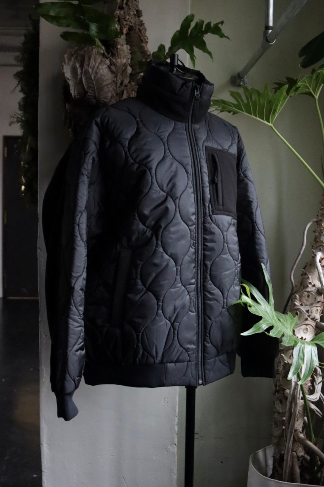 S.F.C エスエフシー 23FW SPOT QUILTED PUFF JACKET(SFCFW23SPJ01)Black×Black☆12月23日(土)発売！