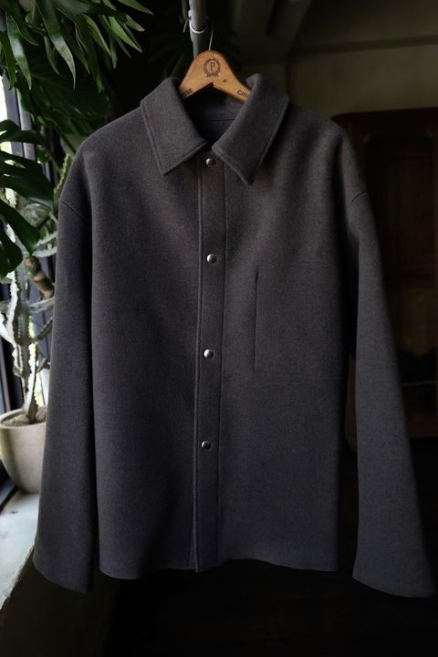 アプレッセ Cashmere Blend Work Jacket(24AAP- 01-27H)DUSTY GRAY