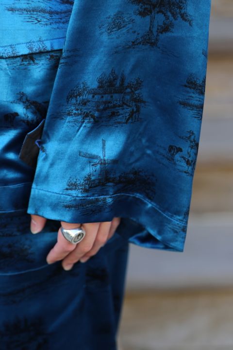 MATSUFUJI DAYDREAM Prinnted Jacket(M211-0102) style. 2021.05.08.