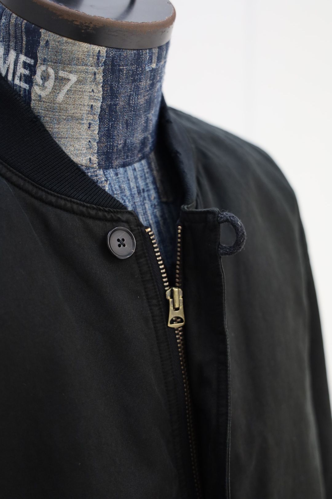 アプレッセ 2025 STYLE2 Vintage Silk Bomber Jacket(AP-01-27)BLACK☆10月11日(土)発売！