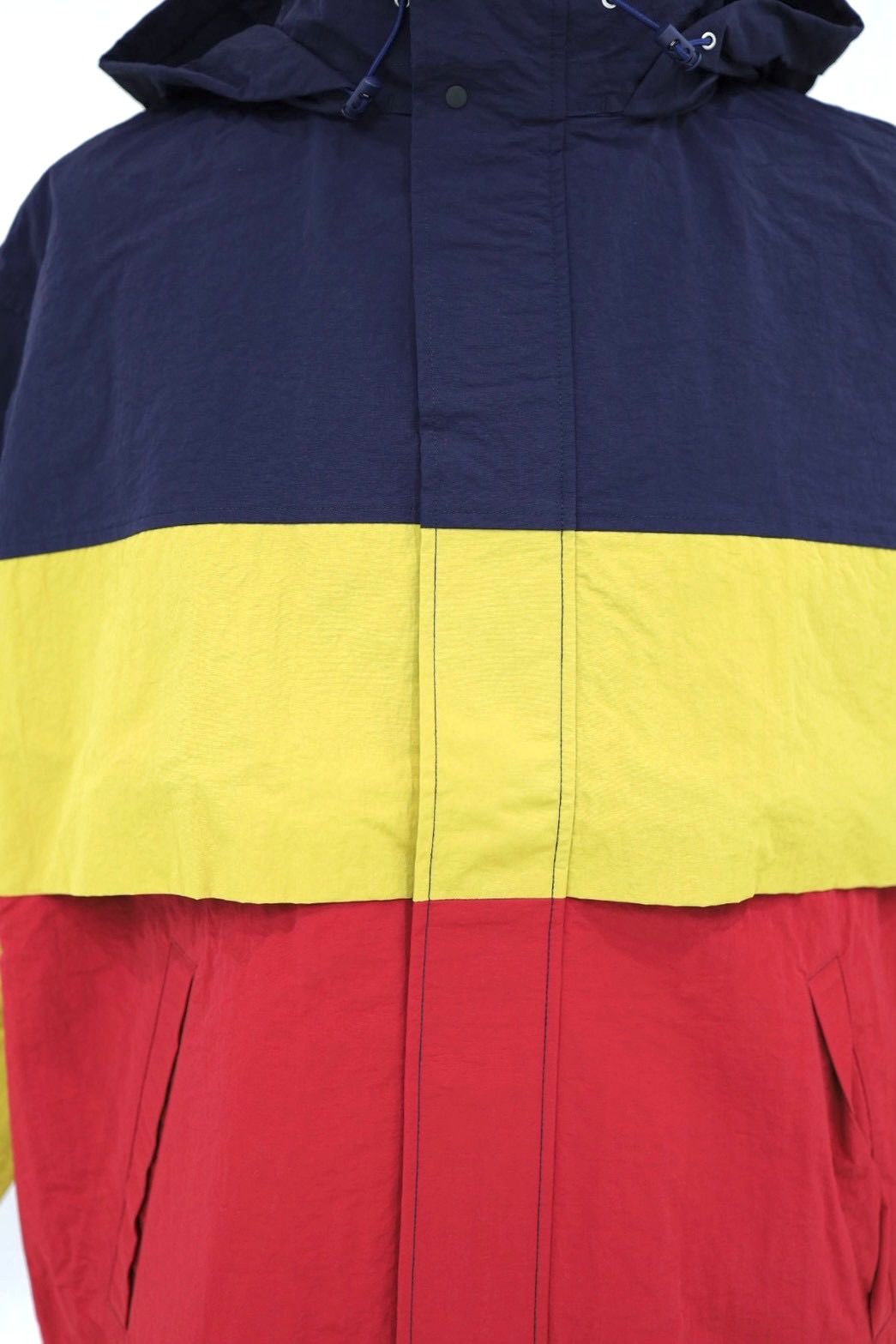 フレッシュサービス NYLON CANVAS SAILING JACKET (FSC261-30254)NAVY x RED