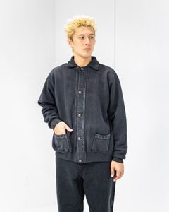 アプレッセ 2025 STYLE2 Vintage Sweat Cardigan(25AAP-05-08)BLACK☆9月13日(土)発売！