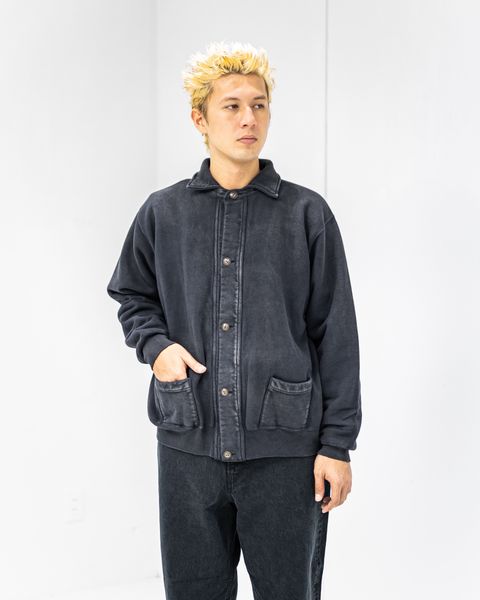 A.PRESSE Vintage Sweat Cardigan(BLACK) 9月13日(土)新作発売！