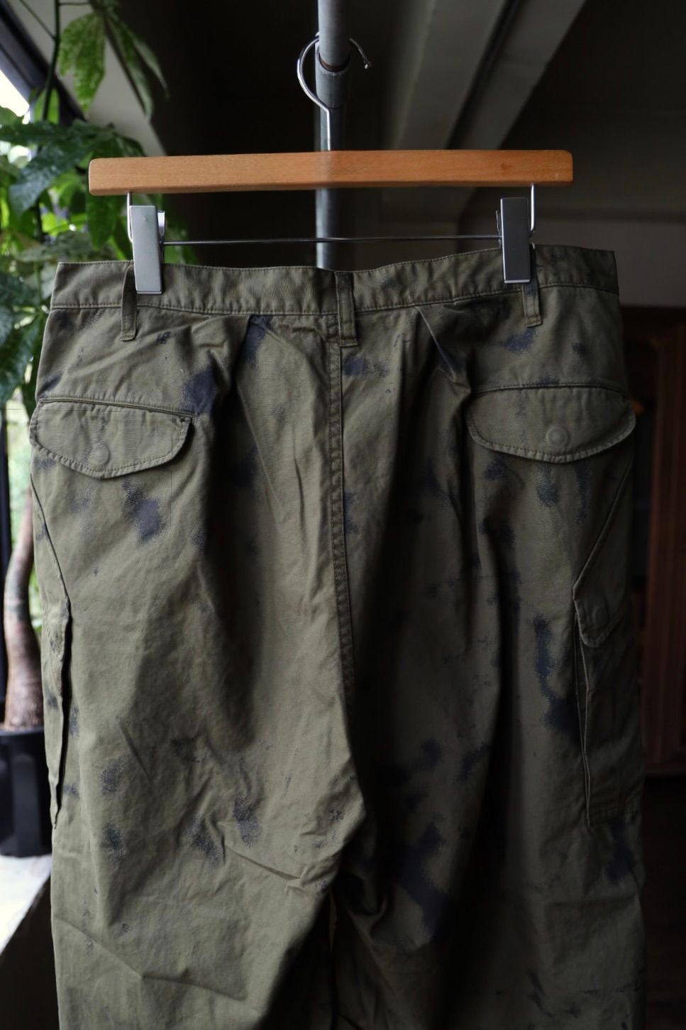 Gurank グランク Poplin camouflage cargo pants(2552)KHAKI/BLACK★新作発売！