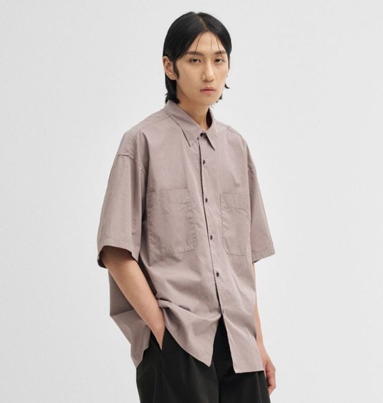 TOUJOURS トゥジュー ハード ウォッシュ リネン シャツ “Ruffle