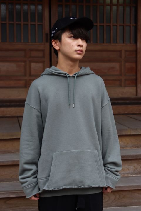 YOKE RESIZED WIDE HOODIE(YK21AW0278CS) style.2021.09.13
