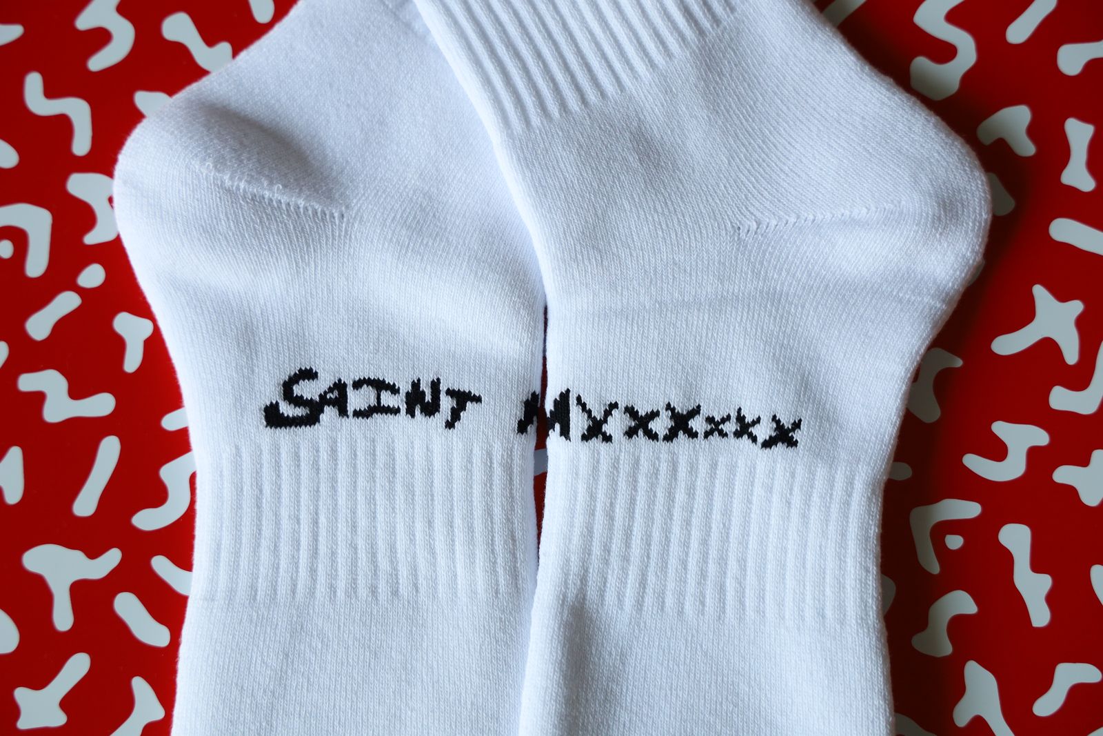 セントマイケル EYES_SOCKS(SM-HR1-0000-103)WHITE☆7月6日(日)発売！