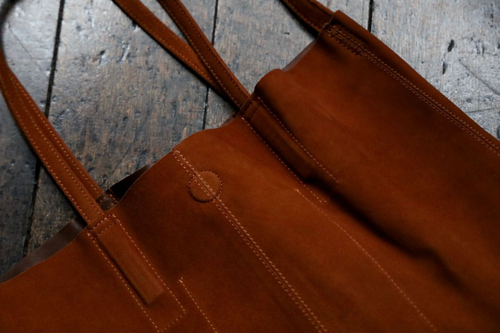 Morphee / モルフェトートバッグ 3WAY MIDIUM TOTE(LONG)OIL SUEDE BROWN