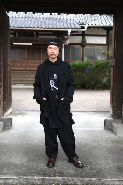 Yohji Yamamoto ヨウジヤマモトフード長袖PTスタイル.2020.12.12.