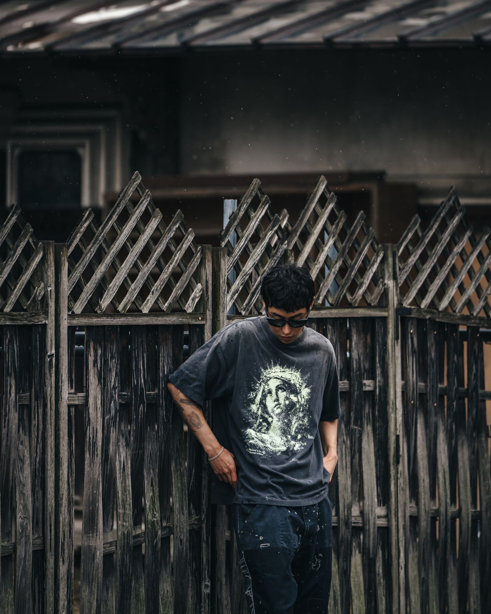 セントマイケル Tシャツ MARIA SS TEE(SM-HR1-0000-005)BLACK
