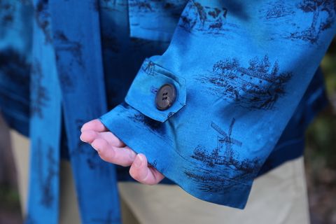 MATSUFUJI DAYDREAM Prinnted Jacket style 2021.02.21.