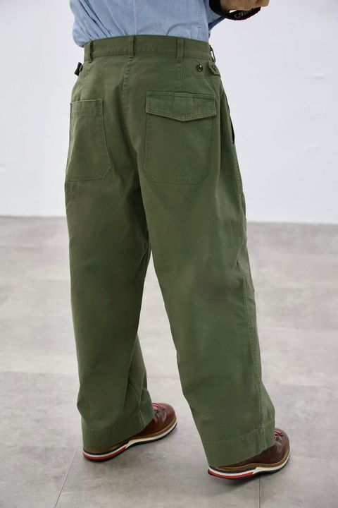 A.PRESSE 2026 STYLE1 USAF Hemmed Bottoms"OLIVE"スタイル