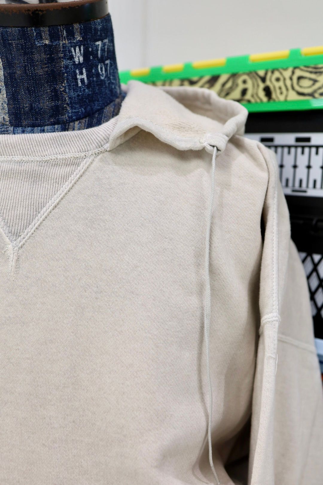 セントマイケル25AWベルベルジンコラボ BB_AFTER HOODED HOODIE(SM-HR1-0000-C55)GRAY