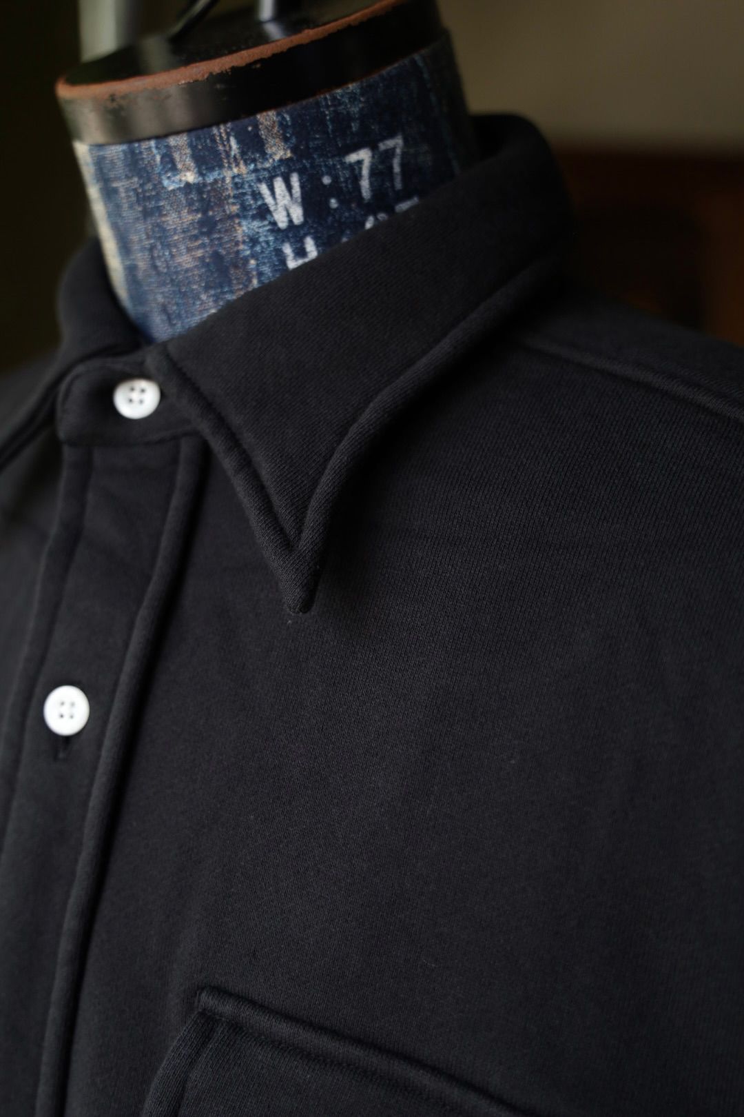 ファウンダ 25AW SWEAT WORK SHIRT(015FD252011)BLACK⭐︎9月13日(土)新作発売！
